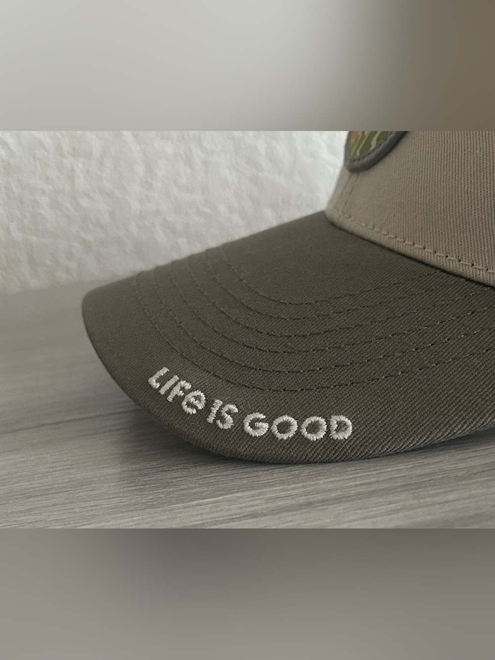 Official Life is Good "Sunrise Water Vista" Mesh Trucker Hat - Picture 5 of 5